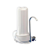 Counter Top Water Filter with GAC/KDF Cartridge | Chlorine, Odour & Heavy Metal Reduction - H2O Warehouse